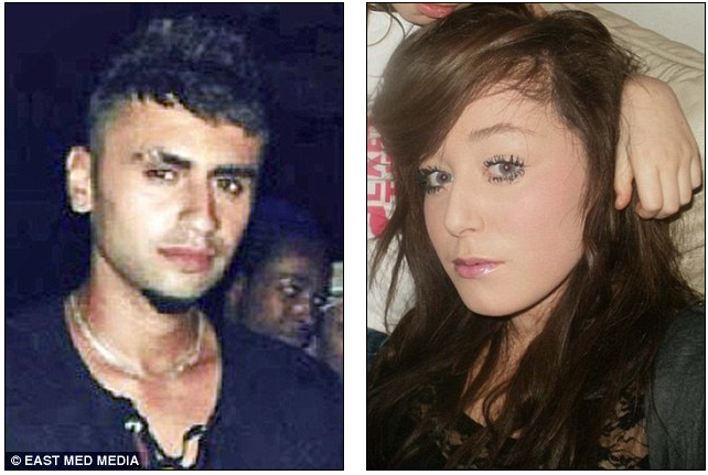 Found: Schoolgirl Faye Jones (right) was believed to have ran off with Turkish waiter Murat Can Ertani (left) who she met on holiday last year.