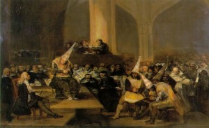 Scene From an Inquisition, by Goya