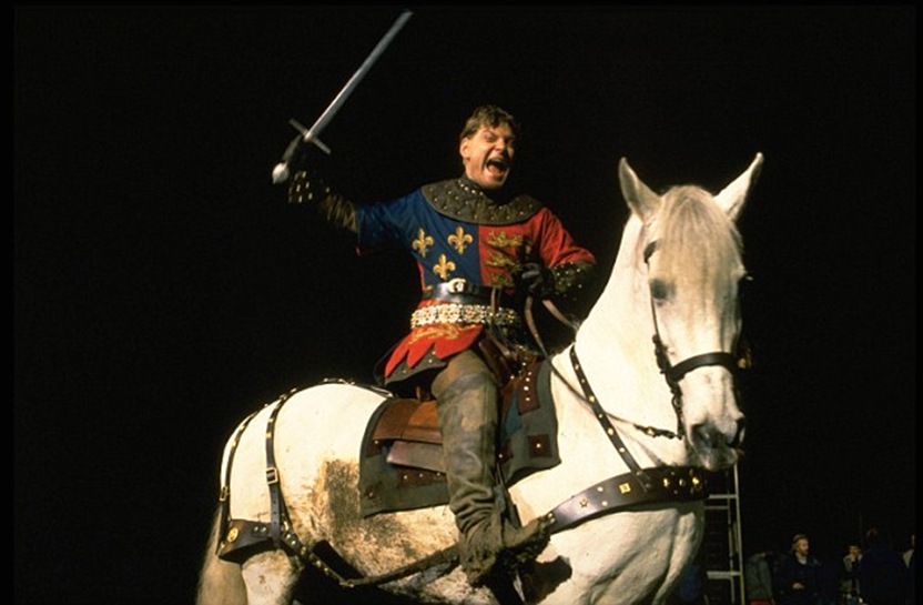 Proud History Kenneth Branagh as Henry V in the film  adaptation of the patriotic Shakespeare play