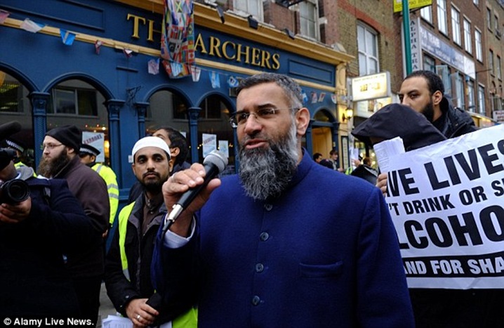 Anjem Choudary, who exploits the hypocrisy of the UK government to gain support for jihad.