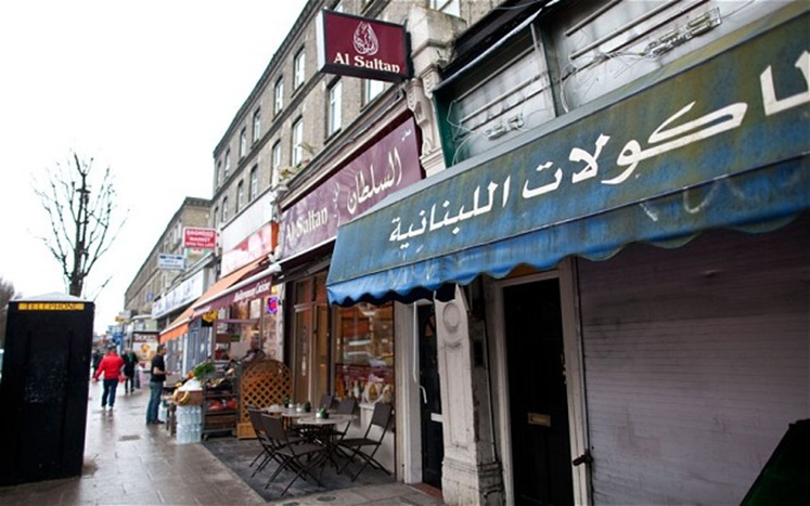 Shops in Acton Vale London, where no British people can even read the signs, let alone understand what is being said to them.