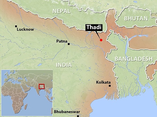 Thadi village is in eastern Bihar's Purnia district.