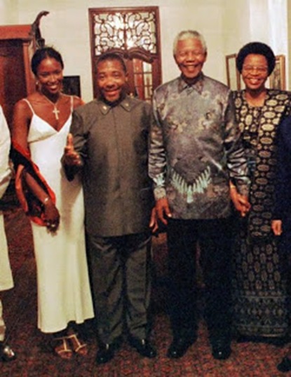 The CIA's Charles Taylor with MI6's Nelson Mandela.
