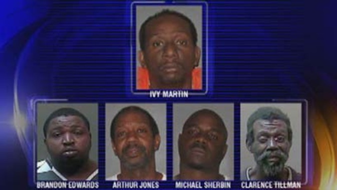 The five who are already behind bars.