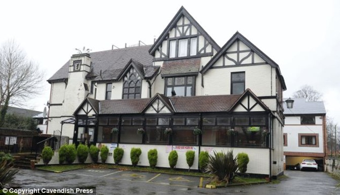 The luxury hotel where the foreign criminals are staying, at the British people's expense.