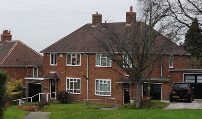 The three bedroomed council house that she was rewarded with for her offence against nature.