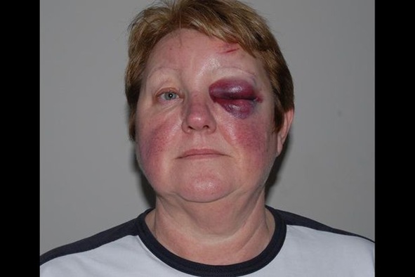 Car theft victim Sue Howard