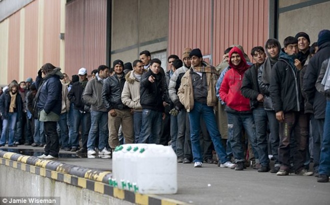 Failed asylum seekers are currently being given £100,000 a day by the British Government