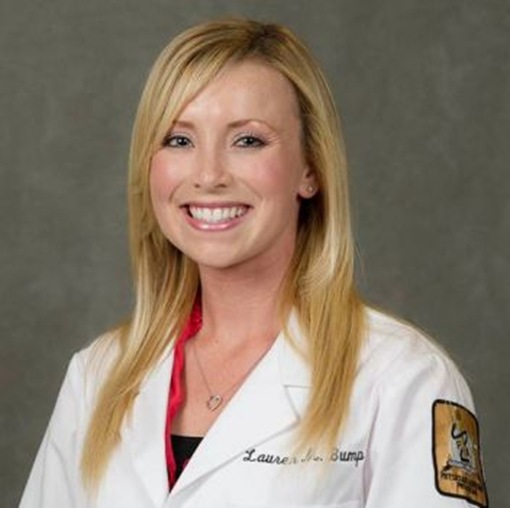 Lauren Bump.This photo was scheduled to be used by the university when she graduated from the physician assistant program in December 2014