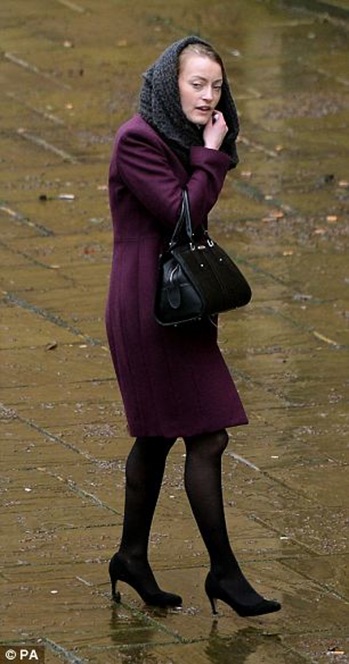 Rachel Kenehan, 35, from London, arrives at Winchester Crown Court where she is on trial alongside three others who are charged with murder and conspiracy to supply