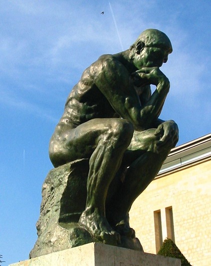 Rodin - thinking man