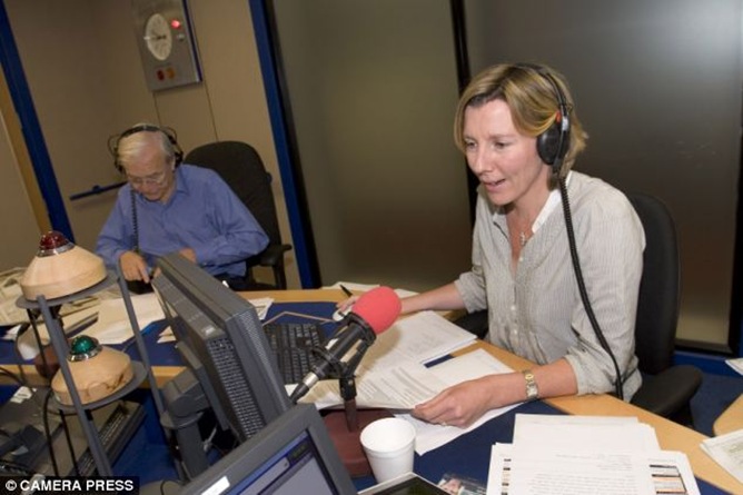 Sarah Montague (right), pictured with John Humphries (left), uncritically trotted out the findings of a study on immigration to suggest the public had nothing to fear from the prospect of a significant new influx