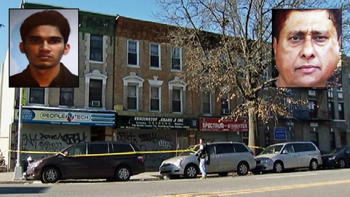 Tenant Rasel Siddiquee, left, was arrested after his landlord, Mahuddin Mahmud, right, was found dead in the basement of his building in Brooklyn.