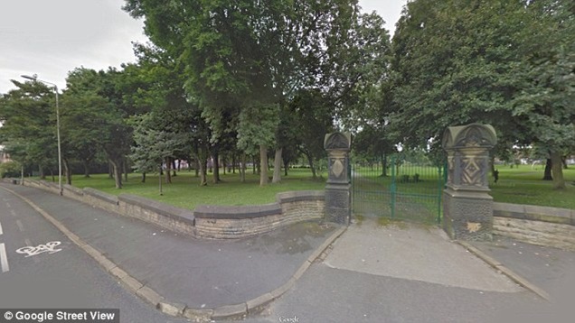 The four girls were out past their curfew in the area of this park in Leeds, West Yorkshire