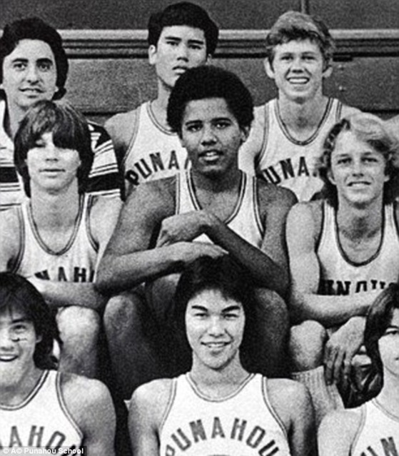 The gang, whose other passions were beer and basketball, even made up rules about the smoking of 'bud'. Obama was particularly fond of the 'interception' and 'roof hits', according to a biography