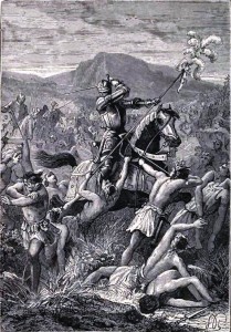 cortes at the battle of otumba