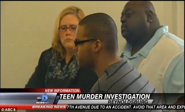 Adrien McGee, 17, confessed to throwing the knife that killed Michaels (above). McGee's father said he was aiming the 13-inch knife at a tree but hit Michaels, local ABC 6 reported.