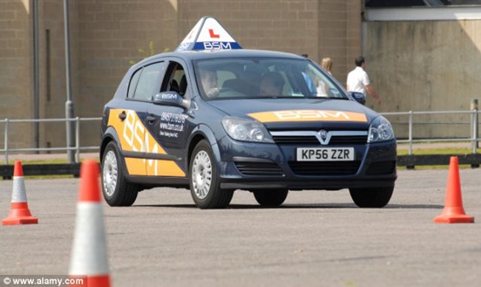 Some other drivers at the test centre were too traumatised to take their test that day