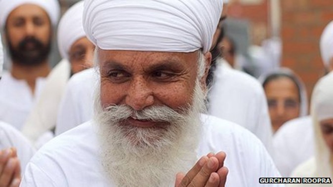 Sri Satguru Uday Singh Ji was attacked at the Gurdwara Namdhari Temple in Leicester