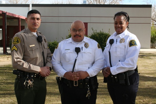 Los Angeles County Sheriffs patrol