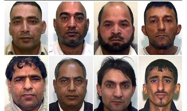 These Pakistanis were given a total of 77 years for grooming and raping white children in Rochdale.