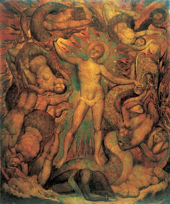 WilliamBlake-The-Spiritual-Form-of-Nelson-Guiding-Leviathan-c1805-09