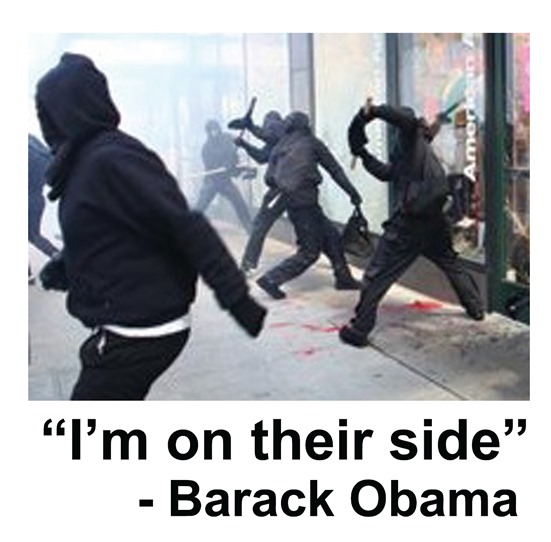 25w_Seattle Rioters with Obama Quote