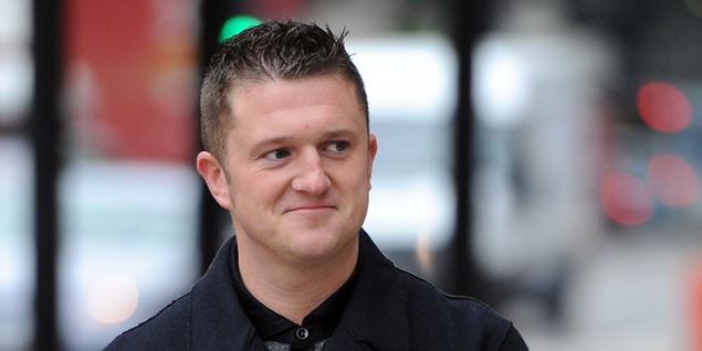 Former English Defence League (EDL) leader Tommy Robinson, whose real name is Stephen Yaxley-Lennon, arrives at Westminster Magistrates Court, London, where he and Kevin Carroll, also a former EDL leader, are to go on trial for allegedly trying to defy a ban on marching to the scene of the murder of soldier Lee Rigby via a major mosque. PRESS ASSOCIATION Photo. Picture date: Wednesday October 16, 2013. The pair were attempting to stage what they claimed was a charity walk to Woolwich Barracks in south east London via the East London Mosque, with a plan to lay flowers in memory of Fusilier Rigby in Woolwich on Armed Forces Day. Police said they offered two alternative routes that avoided Tower Hamlets, home to the mosque, and warned that anyone who tried to march to Woolwich would face arrest. The pair, who set up the EDL in 2009, announced their withdrawal from the group earlier this month. Photo credit should read: Anthony Devlin/PA Wire