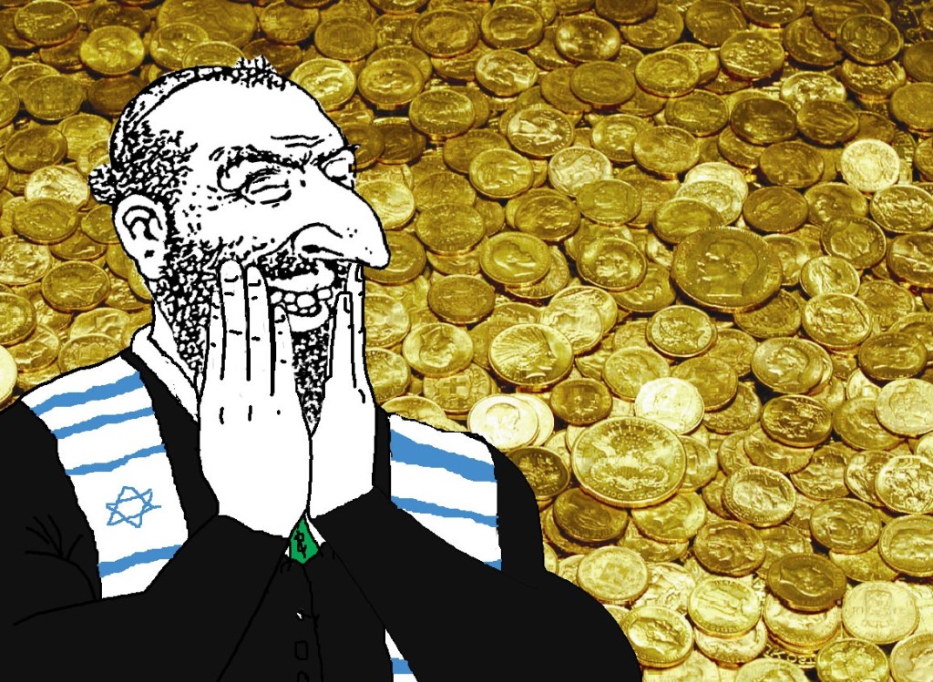 You cannot part a Jew from his gold.