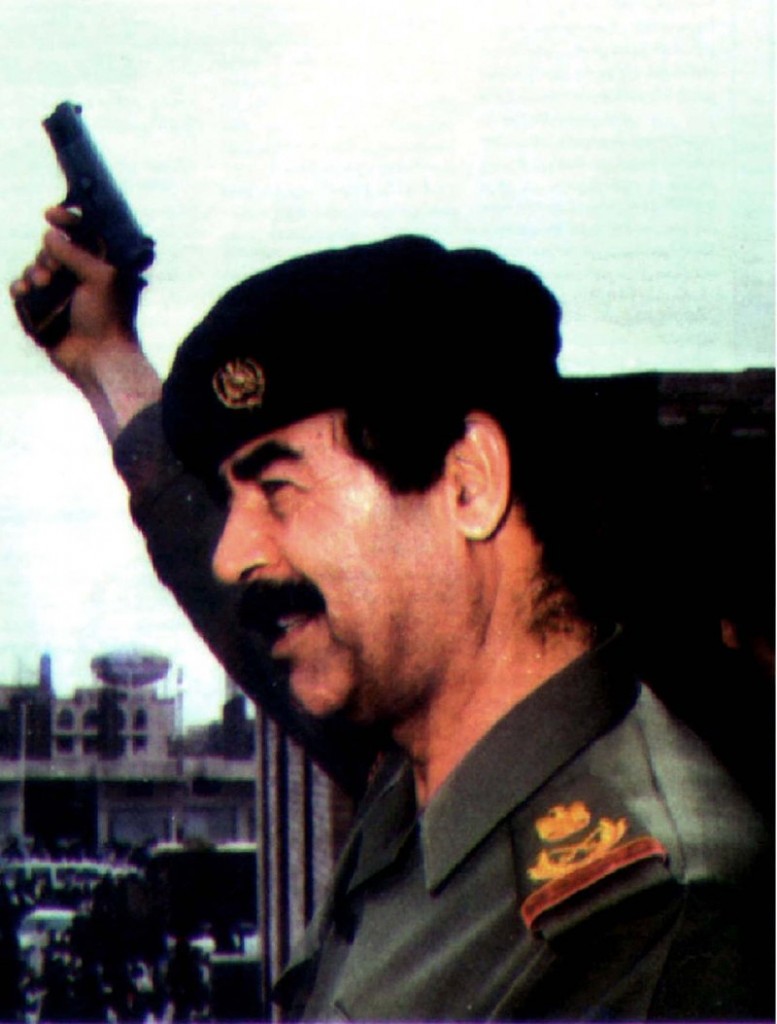 Hail Saddam, the true and rightful leader of Iraq.