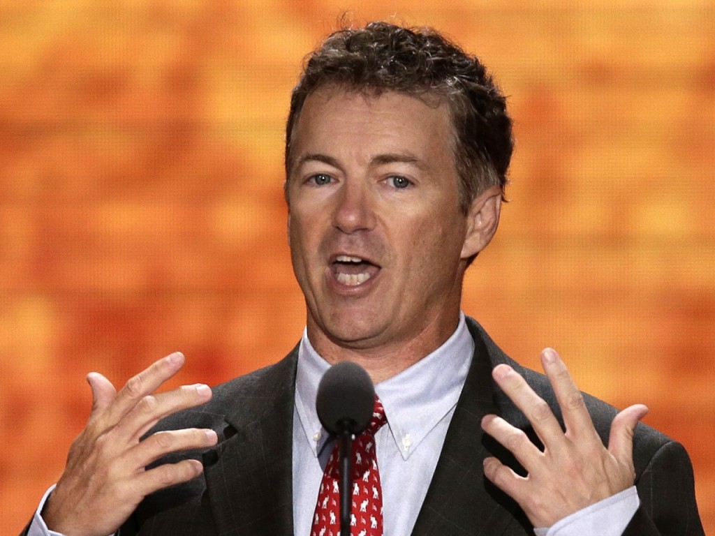 "The time is now to rise up against the White oppressor, to slaughter him where you find him, to rape his women and murder him and feed him to the dogs!  I am your leader, and Alex Jones is my chief deputy!  Helter Skelter now!" -Rand Paul, speaking to a group of Black vote fraudsters