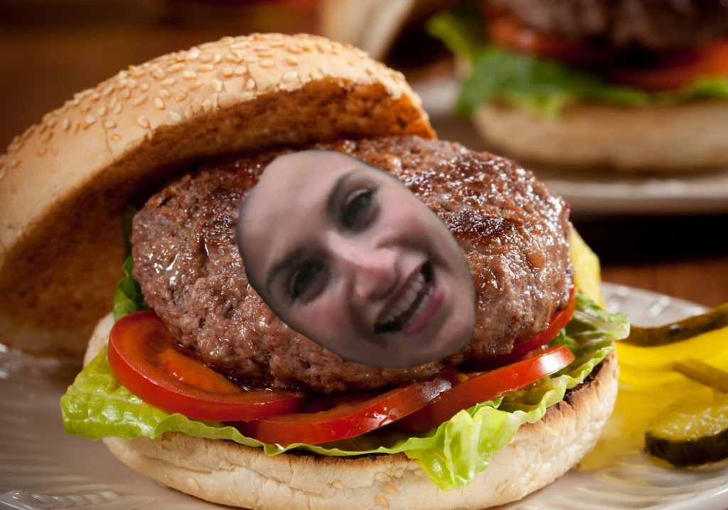 Luciana Burger - no, goyim, don't eat it - it will give you cancer!