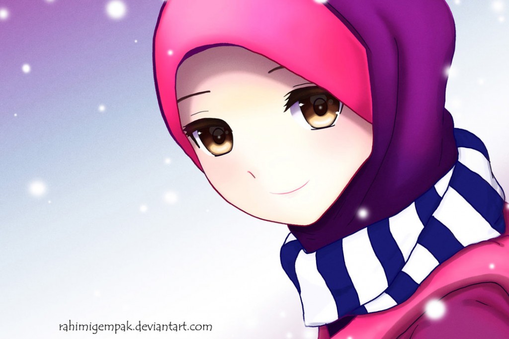 muslim_anime_qaimasarah___it_s_snowing_by_rahimigempak-d6ymnpb