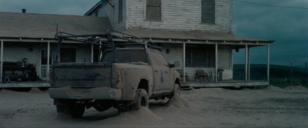 A dust storm in the American Midwest caused by "Blight"