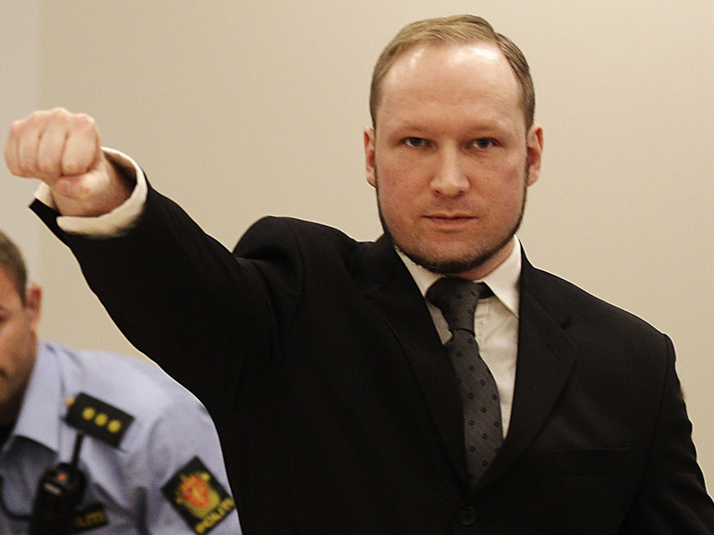 Anders Breivik, hater of the multiculture.