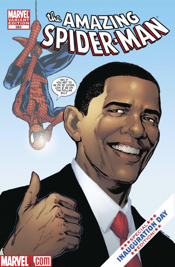 Obama used to be a comic book superhero.  Now he's just an unhinged ape trying to destroy the entire world for no clear reason.