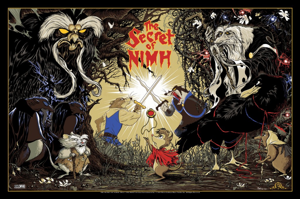 The Secret of NIMH, Bluth's debut film, was one of the greatest cartoons of the 1980s, hands down.  And that includes Jap cartoons.  It was also purposefully designed to scare and depress children, but in this haunting way which stays with you.