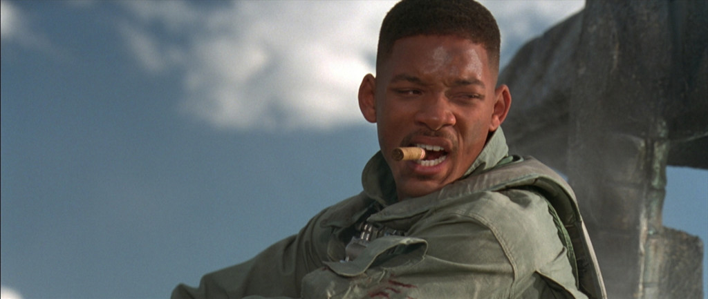 I hate to say it, mateys and chappys and geezers, but it may right be high time we well called up bloody Will Smith to do the nogger on this here invasion.