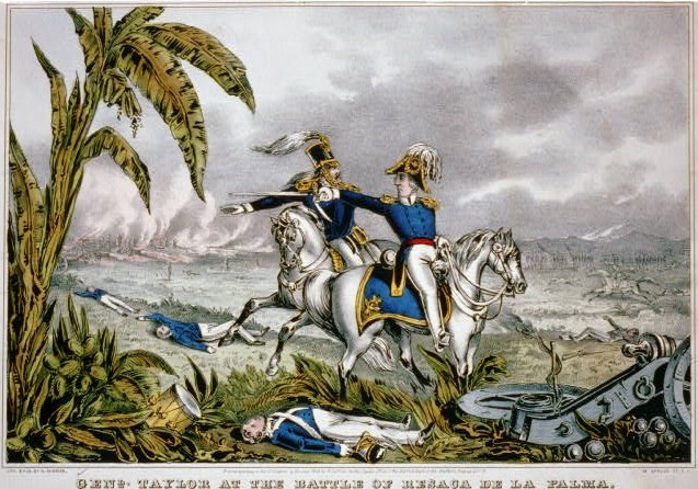 Genl._Taylor_at_the_battle_of_Resaca_de_la_Palma_(Currier_&_Ives)