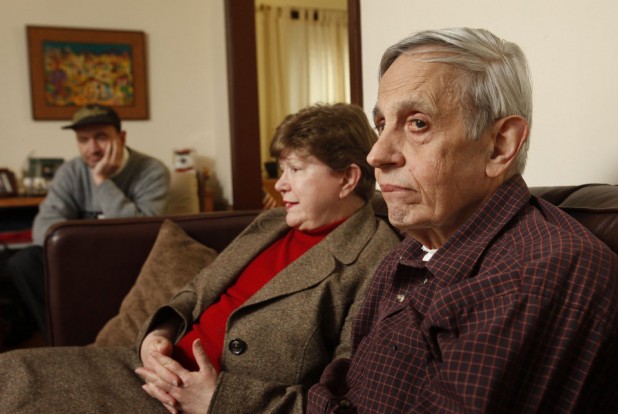 John Forbes Nash Jr., with wife Alicia