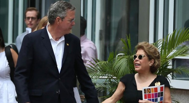 ACTUAL PICTURE OF JEB BUSH AND WIFE TROLL