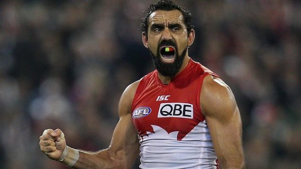 Don't call Goodes an ape, or he'll go ape on you.