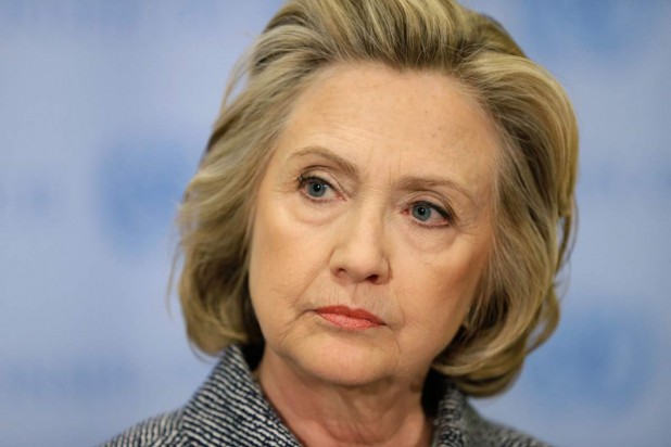 Hillary Rodham Clinton speaks to the reporters at United Nations headquarters, Tuesday, March 10, 2015.  Clinton conceded that she should have used a government email to conduct business as secretary of state, saying her decision was simply a matter of "convenience." (AP Photo/Seth Wenig)