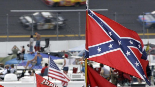 The Confederate flag has always been a symbol of NASCAR.