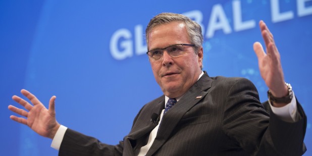 Stuttering autist Jeb Bush