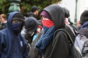 The anarchists' mums told them to wrap up warm against the cold