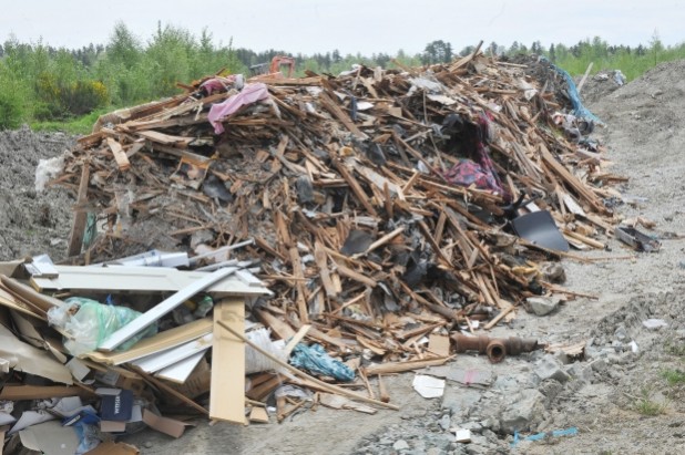 Dump site on Richmond farmland