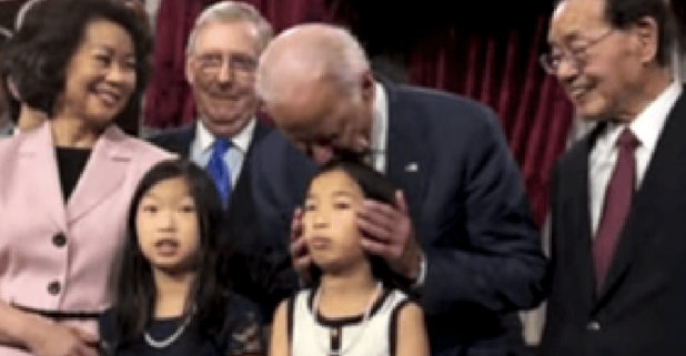 Joe Biden is more famous for touching people in ways that make them uncomfortable than he is for being vice-President.