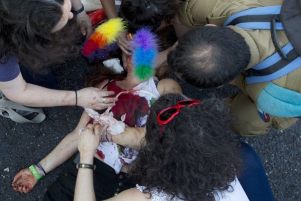 Mideast Israel Gay Parade Attack