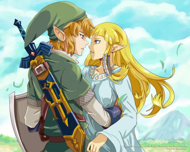 If Zelda is going to be a blonde stereotype, why not have the hero she has sex with be an African-American or Egyptian Arab?
